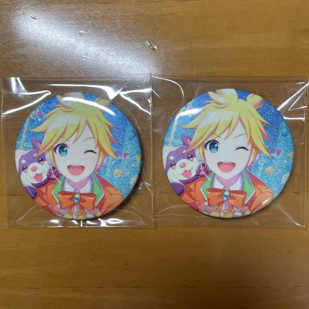 プロセカ グリッター缶バッジ vol.3B 鏡音レン - メルカリ