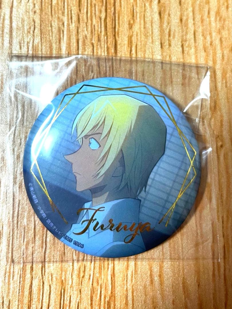 名探偵コナン トムス 箔押し缶バッジ 1dayシリーズ 安室透 降谷零