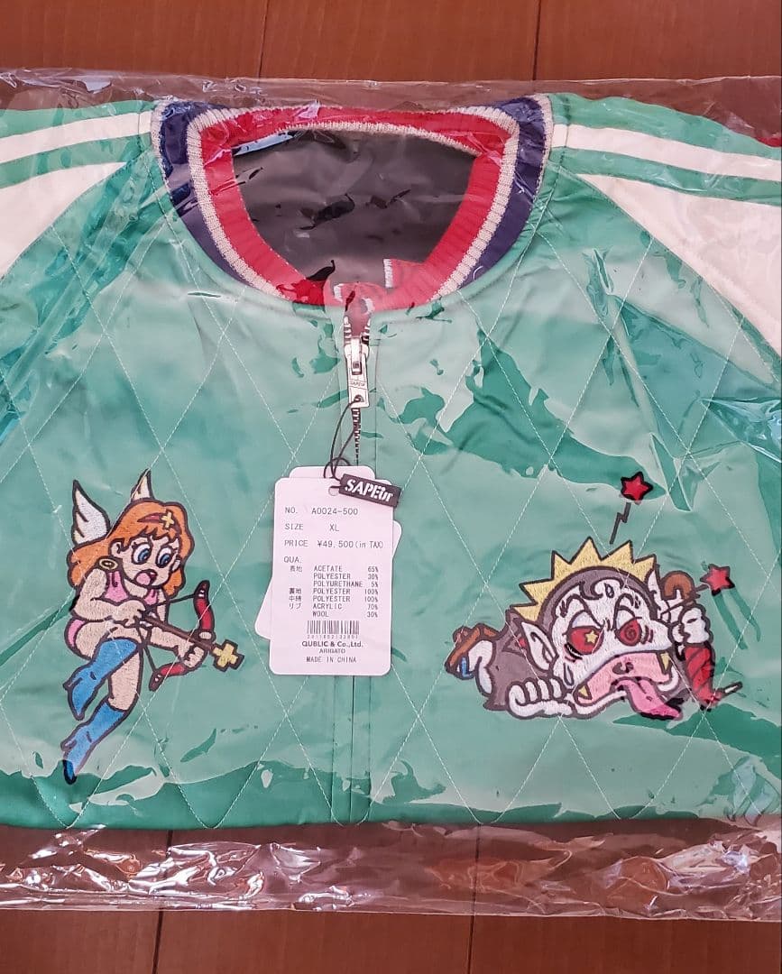 SAPEur ビックリマン　スカジャン XLサイズ　オマケつき