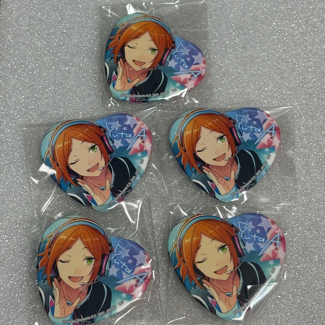 あんスタ ゆうた とるパカ ハート缶バッジ - メルカリ