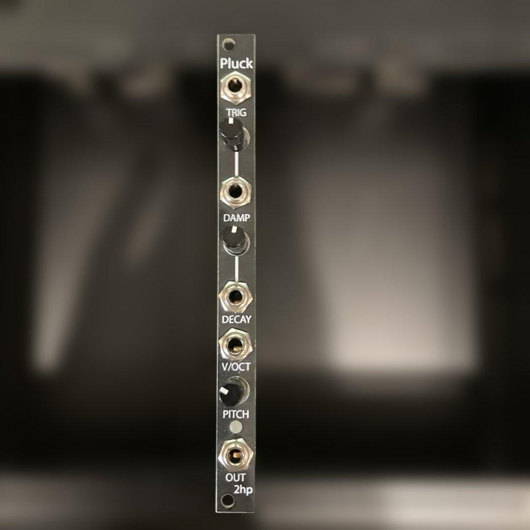 【2hp】Pluck black 2HP Pluck Eurorack Karplus-Strong Module - Black | Sweetwater