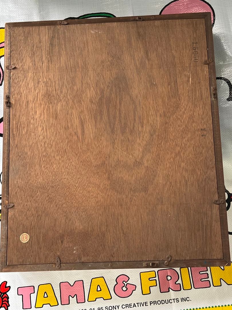 真作（中山節子)抽象油彩画 F. S. M. N. 金色フレーム - メルカリ