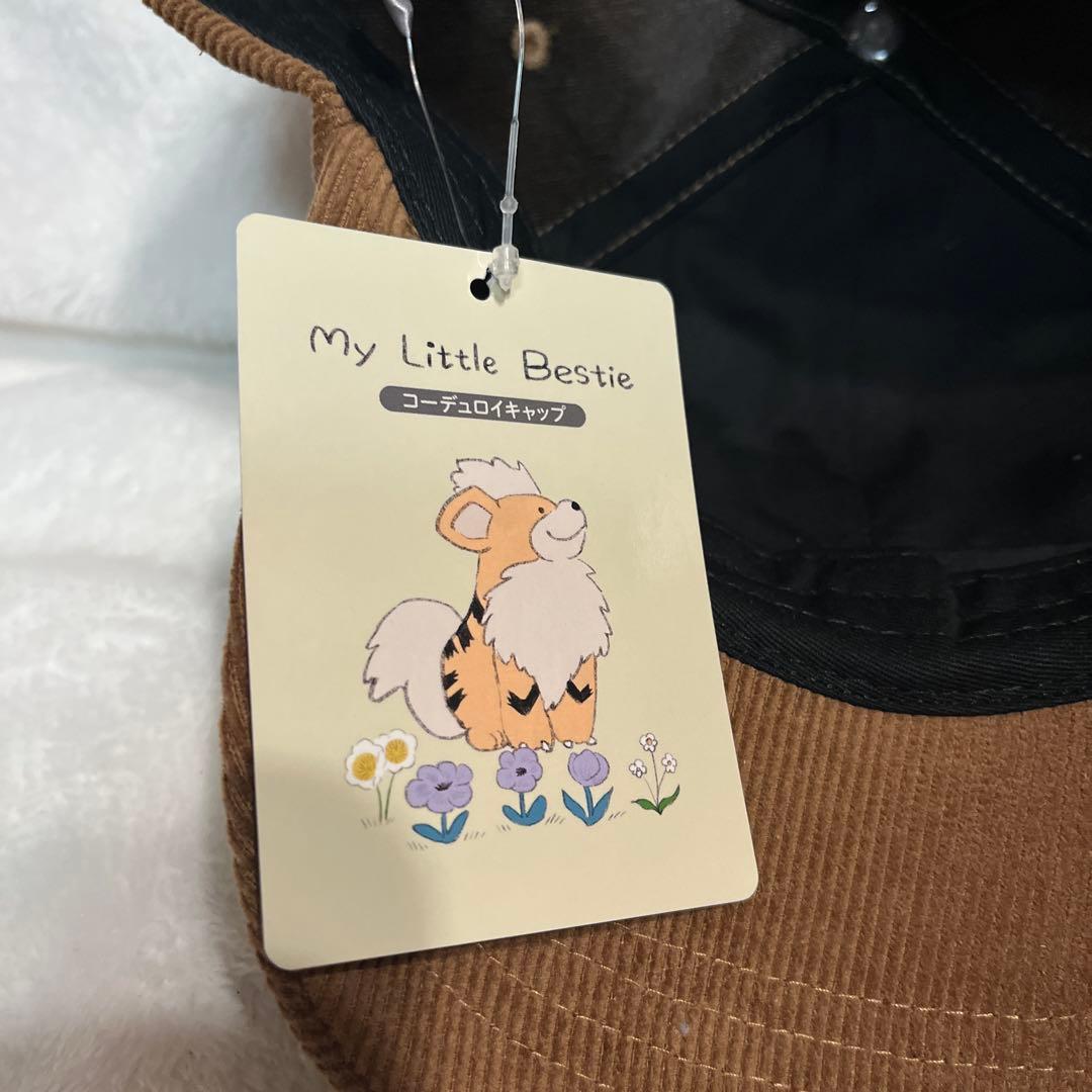 ポケモン ガーディ コーデュロイキャップ My Little Bestie - メルカリ