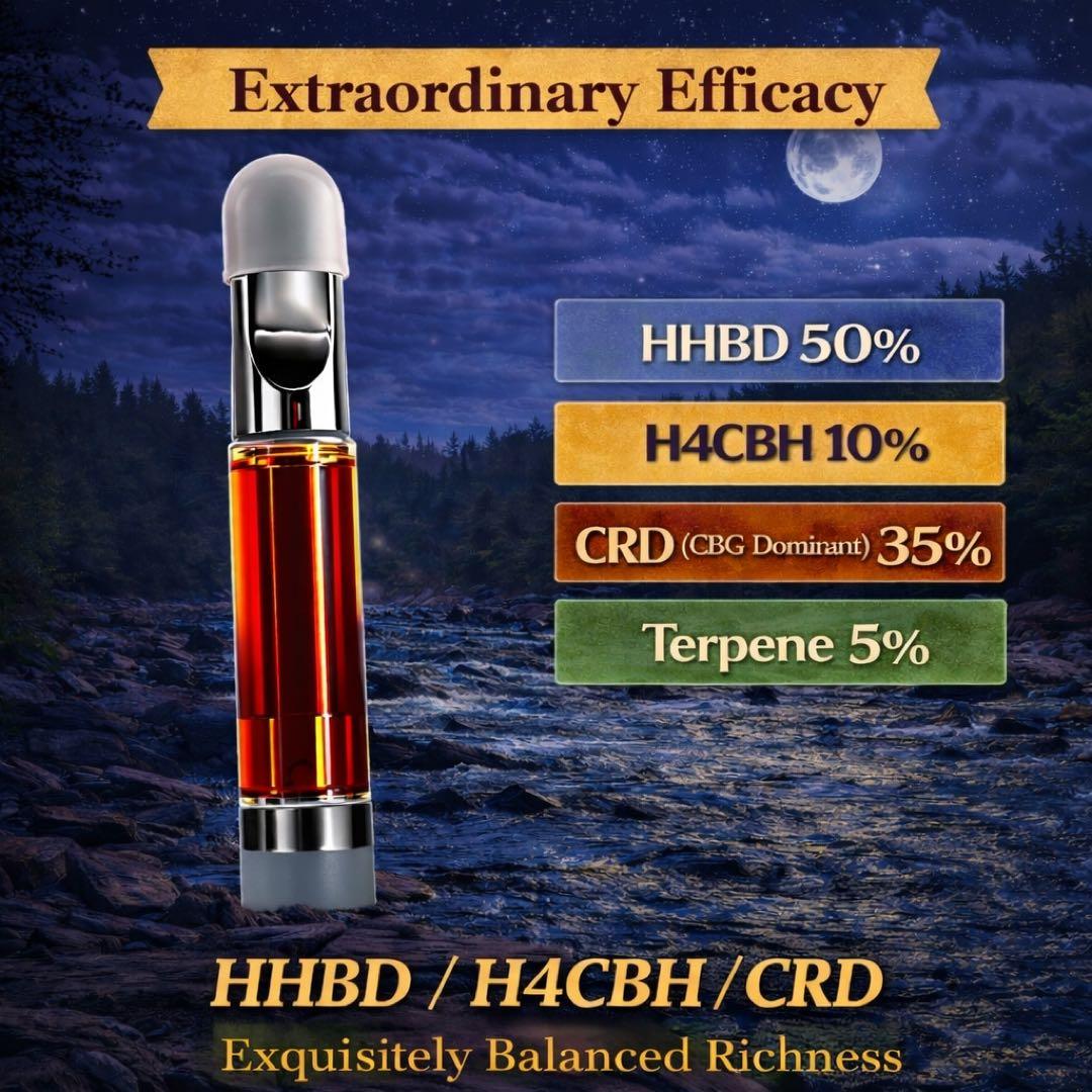 HHBD × H4CBH × CRD (CBG優勢) テルペン配合 リキッド1㎖