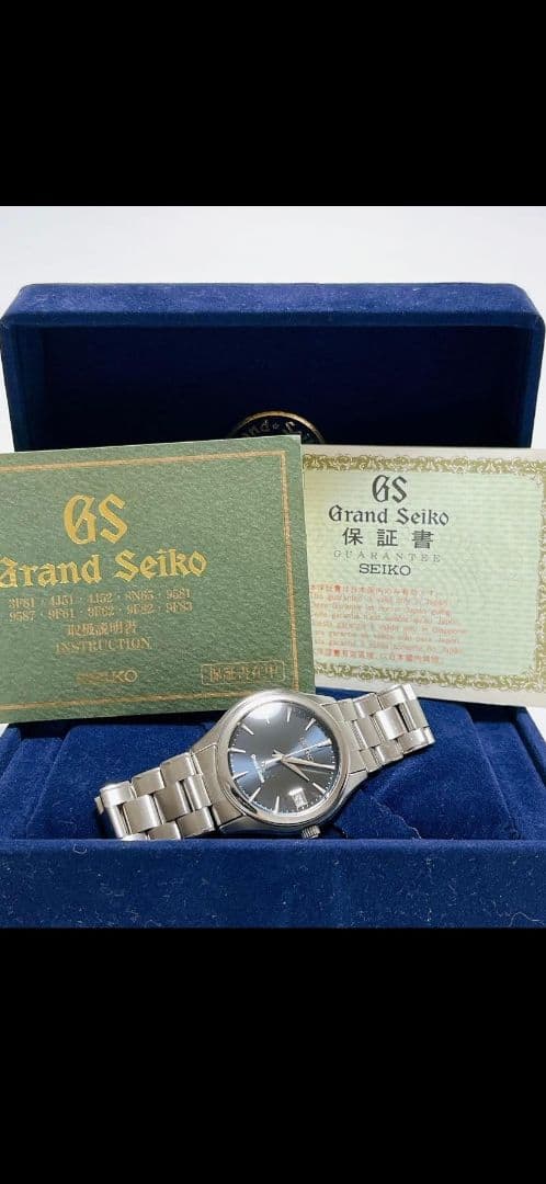 美品 グランドセイコー SBGX007 紺文字盤QZ [オーバーホール済み