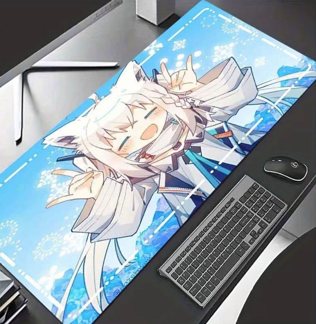 白上フブキ ラバーマット プレイマット デスクマット - メルカリ