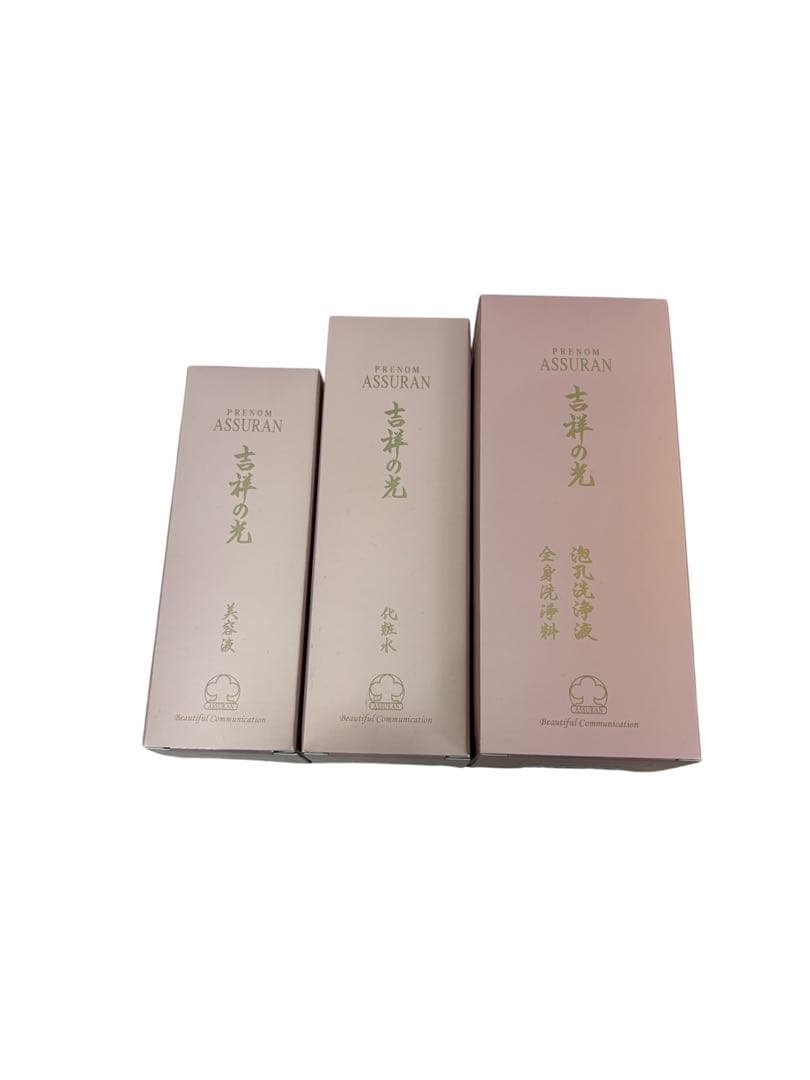 ASSURAN プラノアシュラン 吉祥の光 美容液/化粧水/全身洗浄料 ①