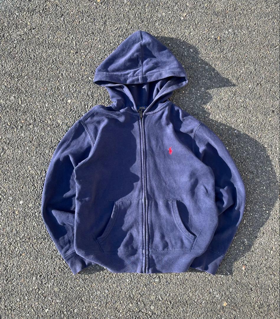 90s Polo Ralph Lauren ポニー ジップパーカー 王道色 - メルカリ