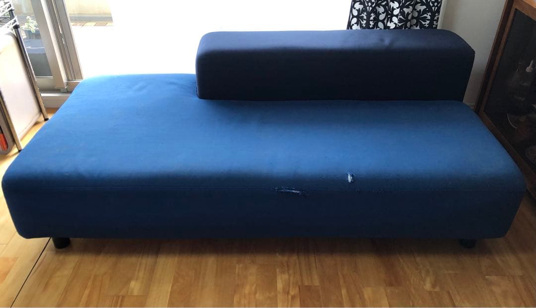 無印良品 ソファベンチ ネイビー - メルカリ