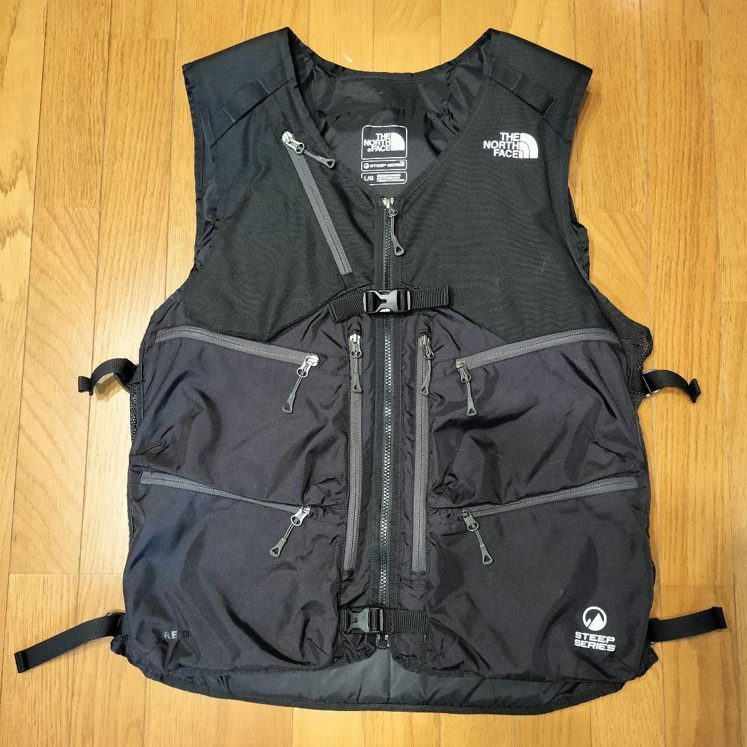THE NORTH FACE パウダーガイドベストSTEEP SERIES BK - メルカリ