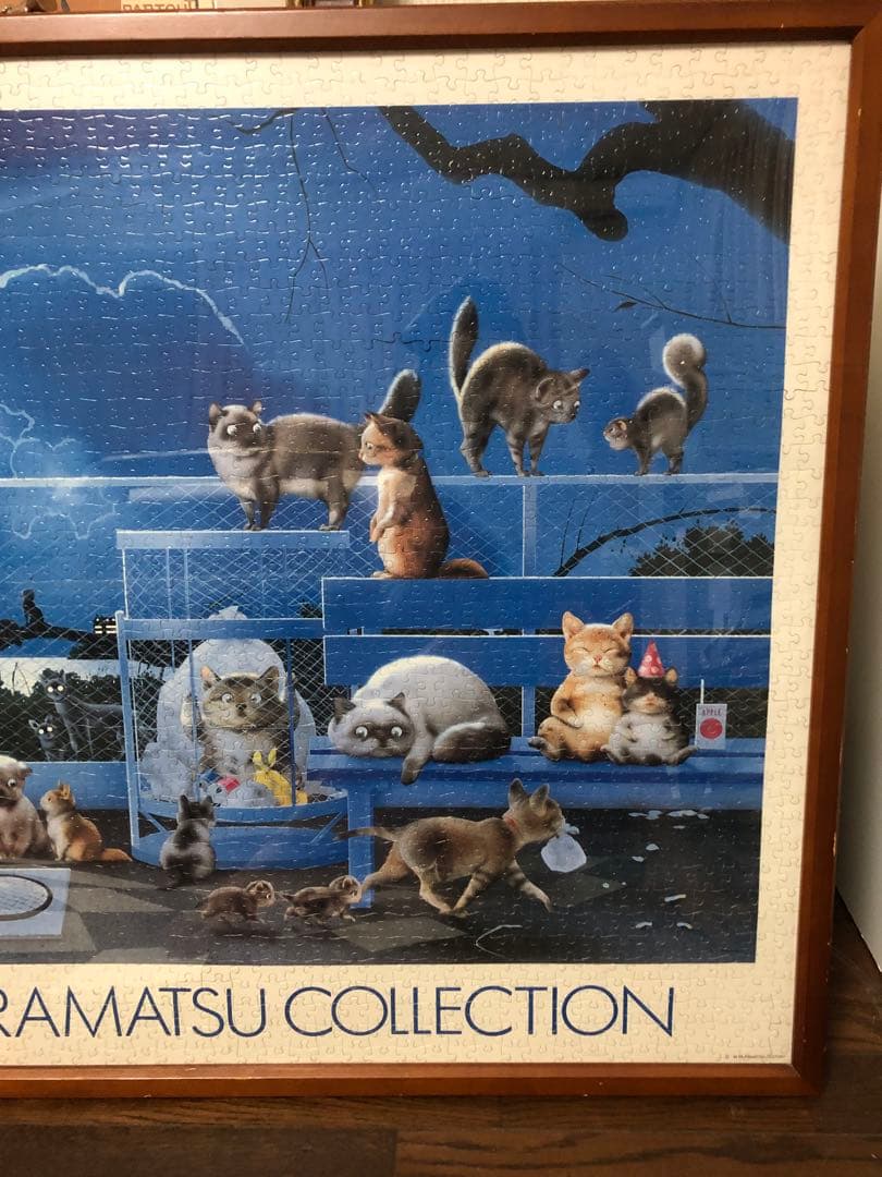 廃盤品♦️大型パズル2000ピース♦️猫の夜会☆村松誠 インテリア
