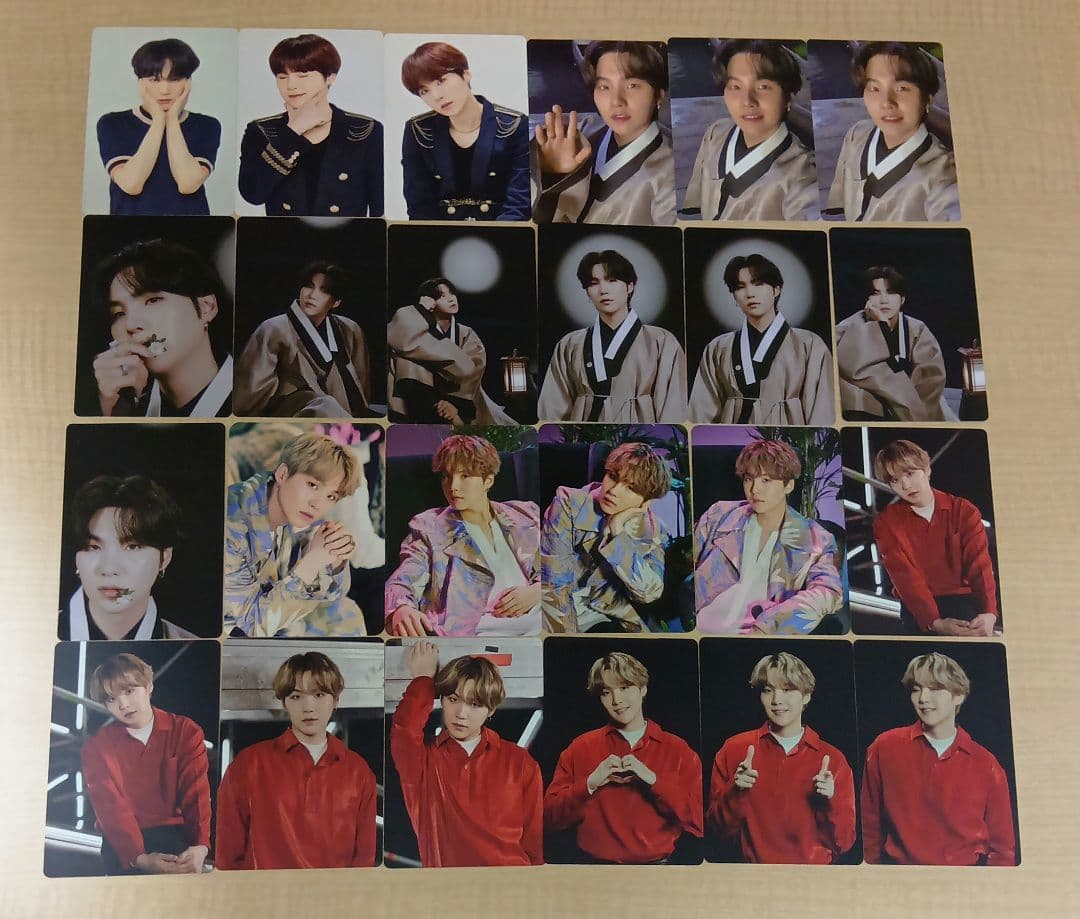➀ BTS SUGA ユンギ ミニフォトカード 47枚 まとめ売り - メルカリ