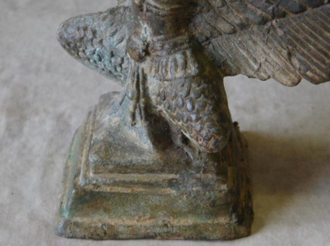 クメール 青銅 ガルーダ バイヨン期 アンコールワット 仏像 仏教美術