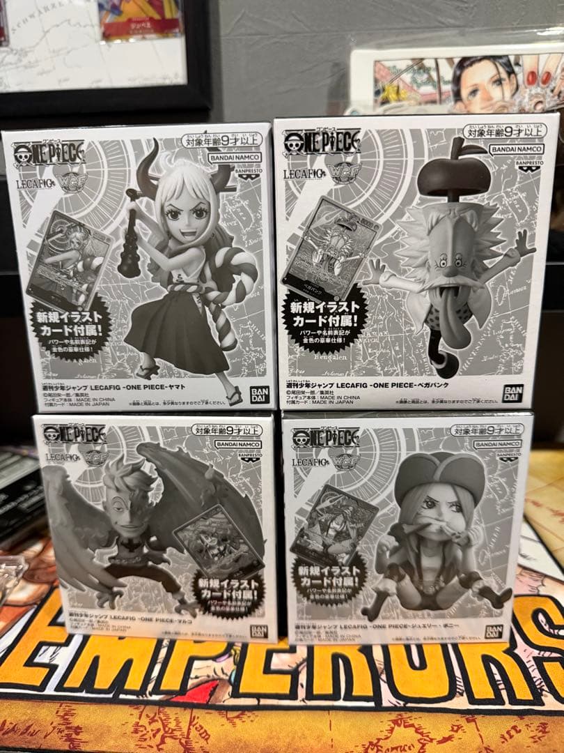 ワンピースカード　レカフィグ　ボニー　ヤマト　マルコ　ベガパンク　未開封　未使用 BANDAI（バンダイ） 【予約】ONE PIECE(ワンピース) カードゲーム