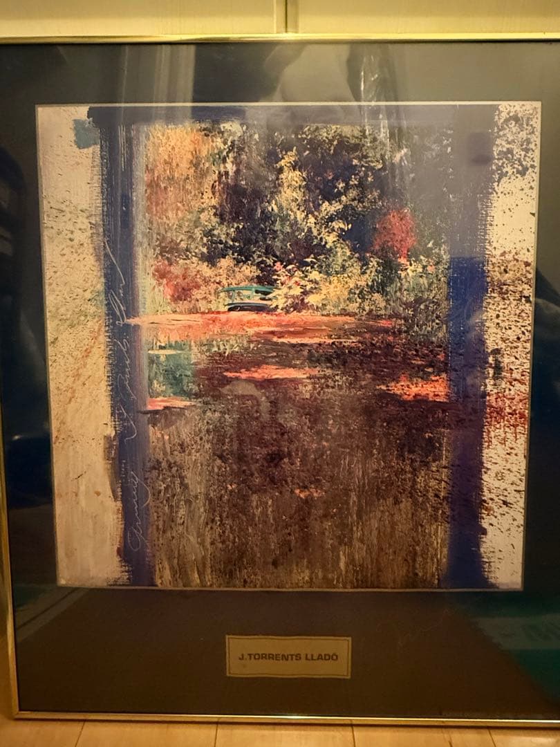 トレンツォリャド Torrents Llado ポスター サイン入り