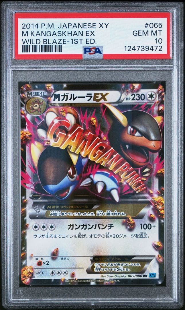 【PSA10】MガルーラEX RR XY2 ワイルドブレイズ 065/080