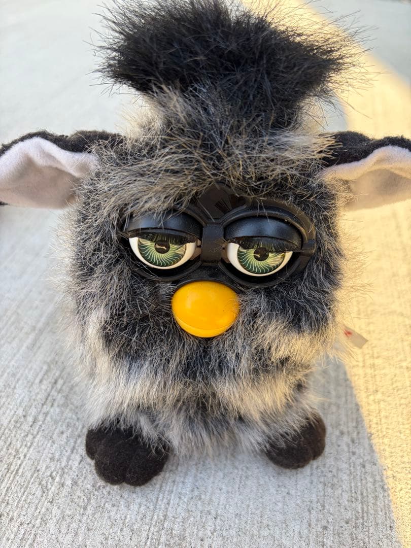 初代 ファービー グレー ブラック - メルカリ