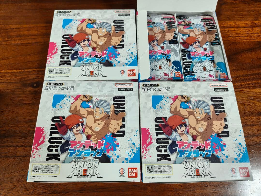 ユニオンアリーナ　アンデッドアンラック　4BOX