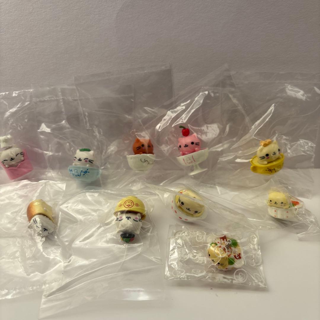 にゃんにゃんにゃんこ ストラップ 10個 当時物 平成レトロ　サンエックス