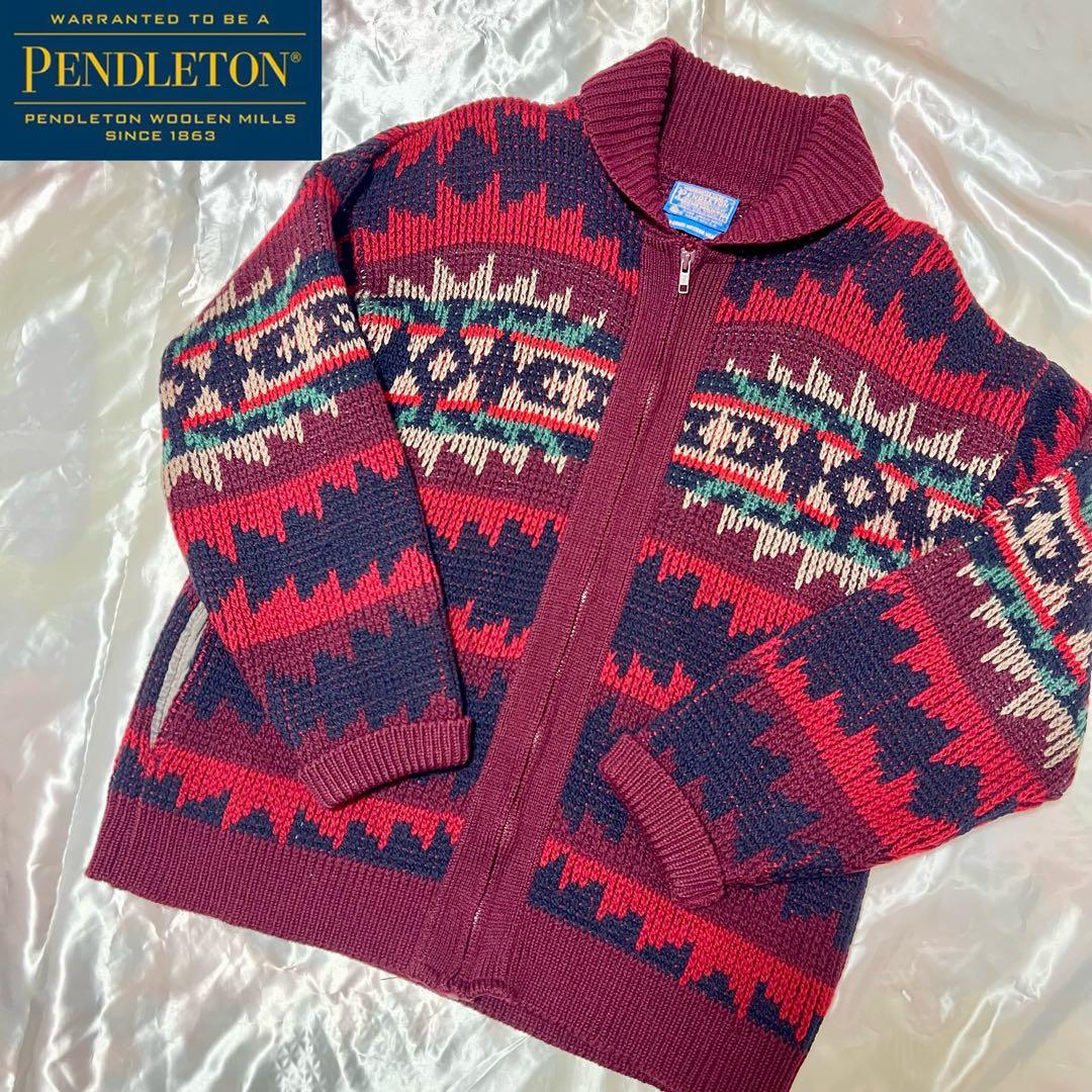 ペンドルトン 70s PENDELTON 100% VIRGIN WOOLニット