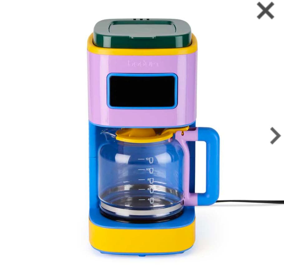 bodum BISTRO MoMAコラボ コーヒーメーカー BISTRO 電動コーヒーメーカー ホワイト【コーヒー豆付き