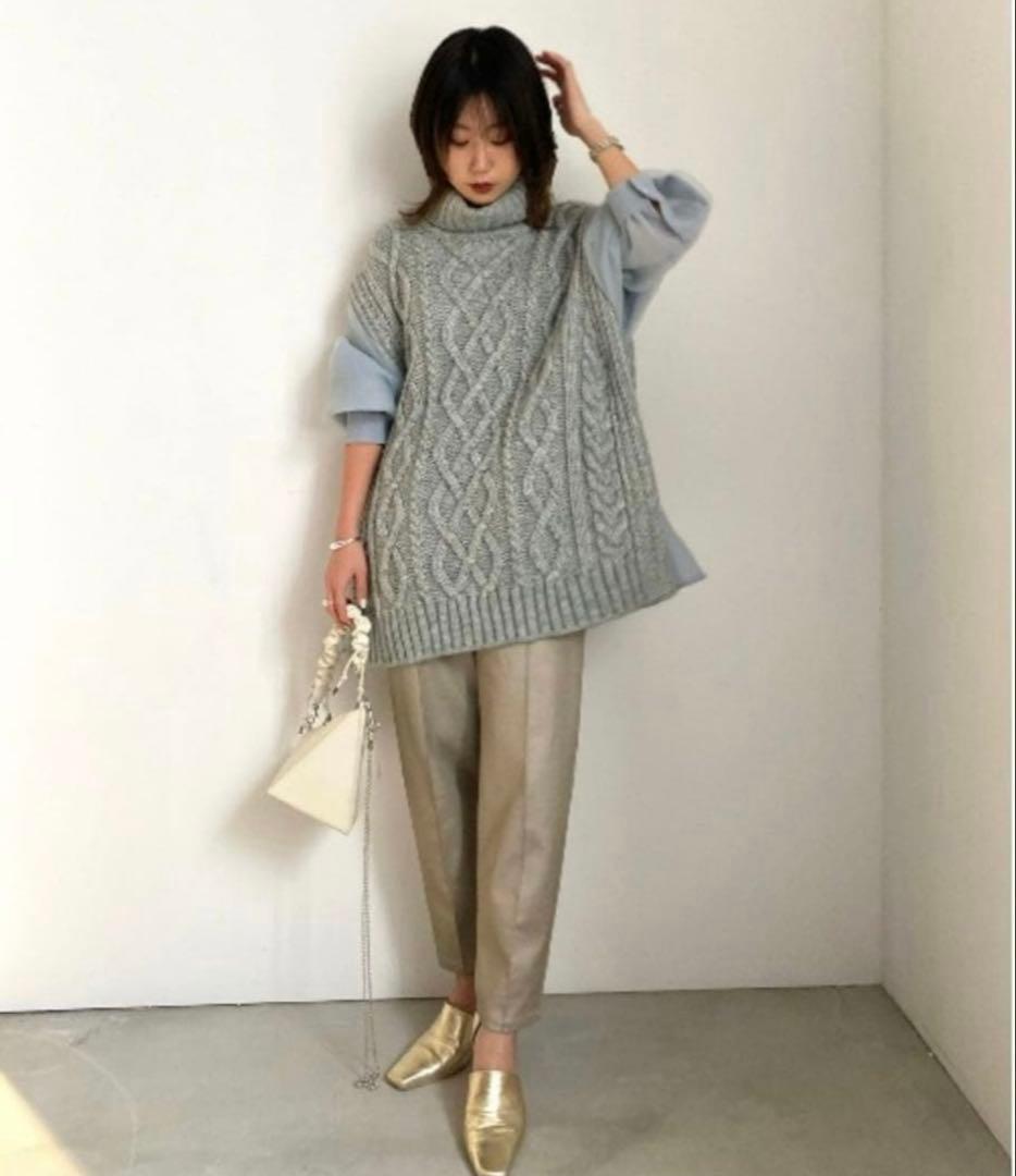Ameri UNDRESSED COTTON CANDY SLEEVE KNIT - メルカリ