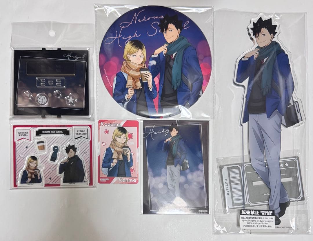 雪*理様 ハイキュー　コスモワールド　景品　非売品　黒尾　孤爪　研磨　缶バッジ ハイキュー デコレクション缶バッジ 孤爪研磨 黒尾鉄朗 - メルカリ