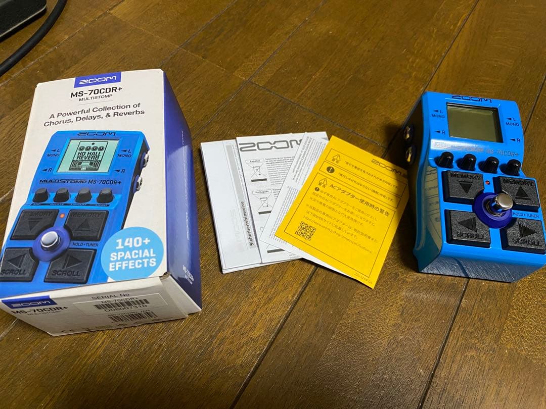 ギター ZOOM MULTISTOMP MS-70CDR+