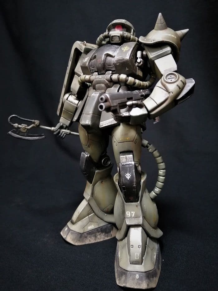 これぞ歴戦のザク!!】MGフル塗装完成品！