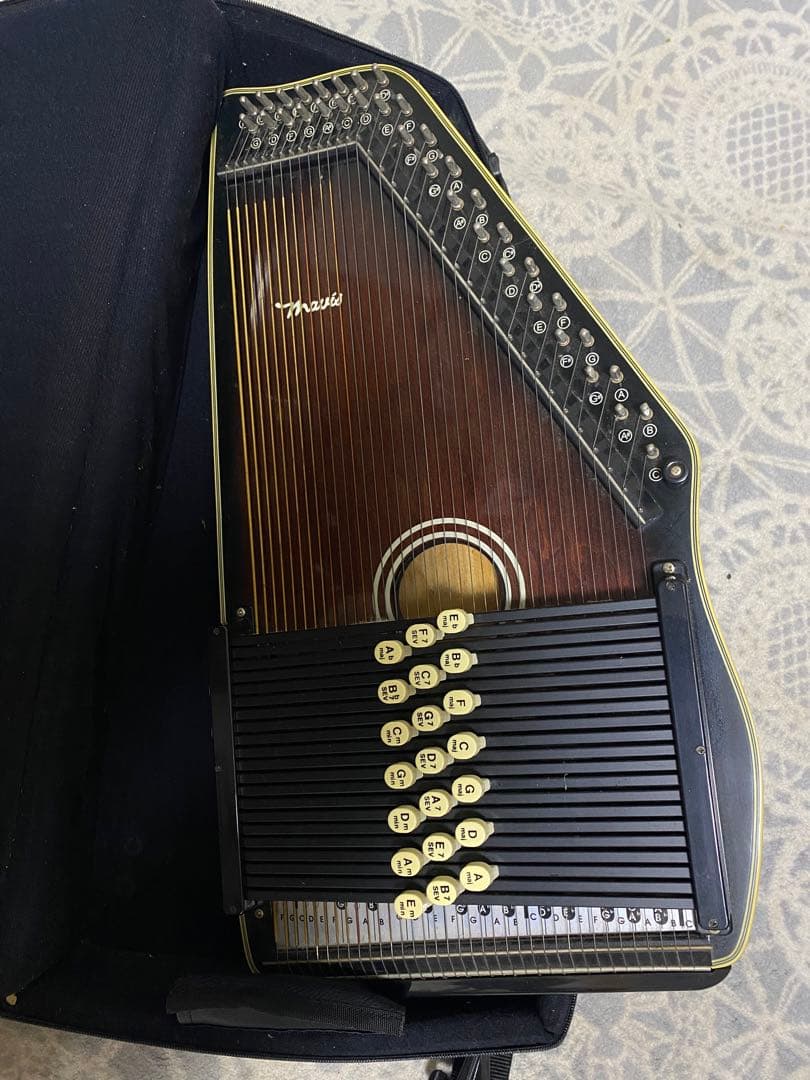 Matsui 19弦ハープ ケース付き