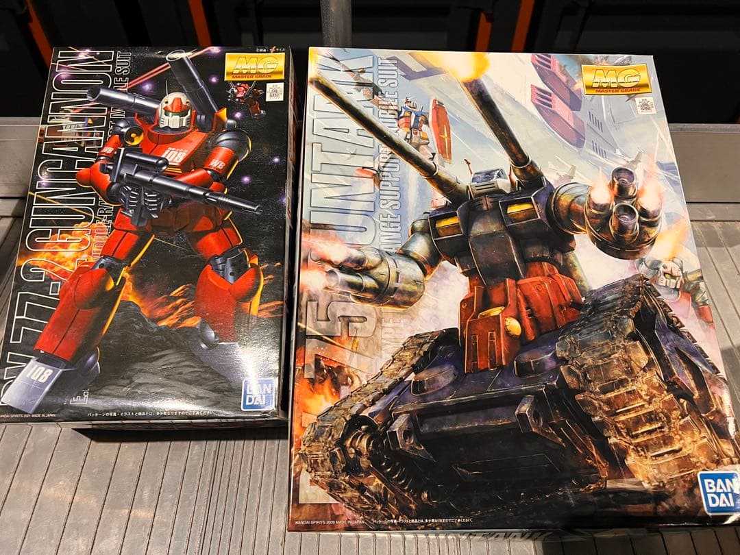 MG 1/100 ガンキャノン& ガンタンク セット