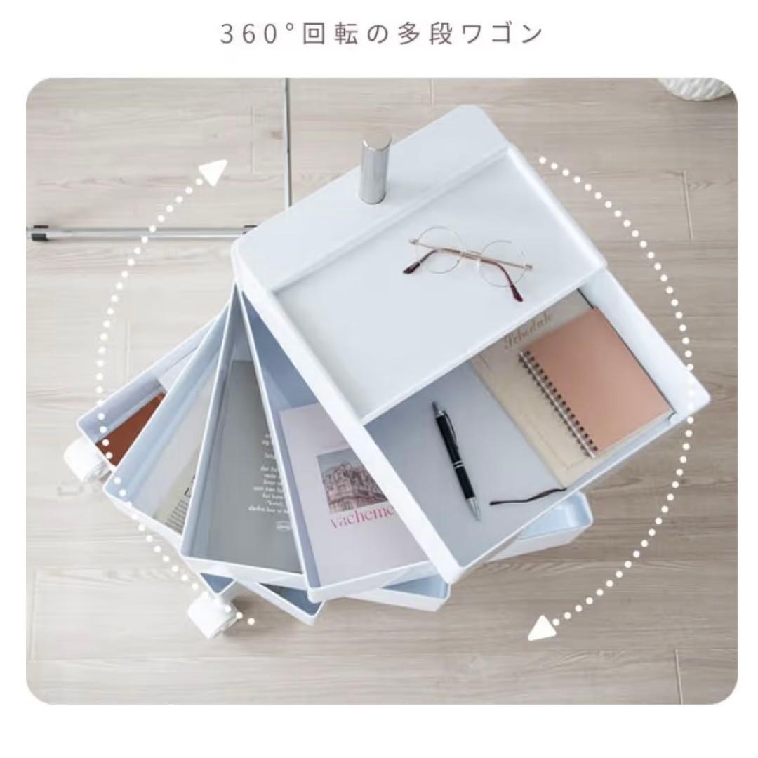 宮武製作所 マルチワゴン Pluna(プルーナ) ライトピンク 7段 - メルカリ