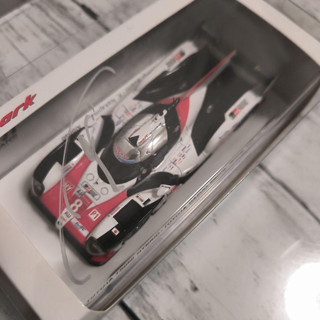 TOYOTA TS050 HYBRID 2018年　中嶋選手の直筆サイン入り