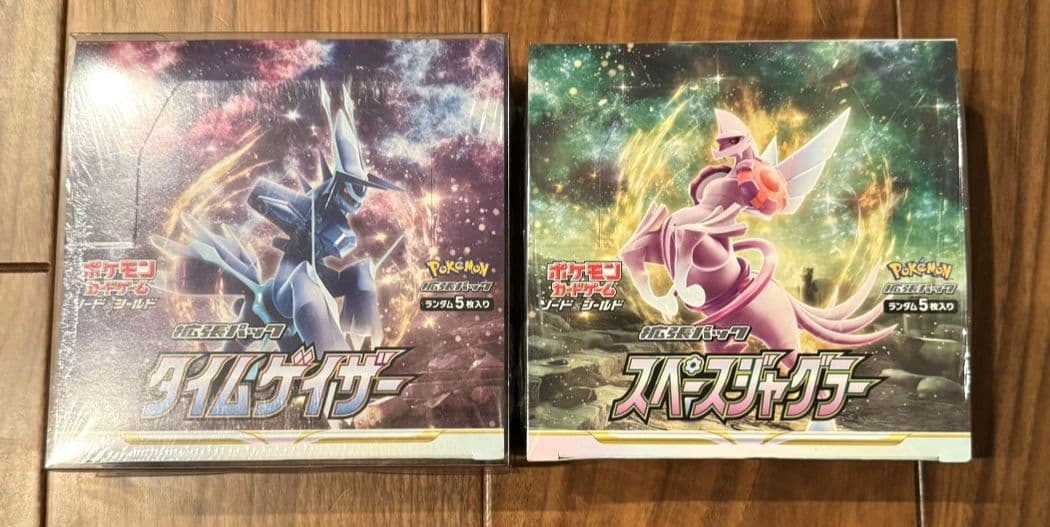 タイムゲイザー　スペースジャグラー　ボックス　未開封　シュリンク付き　ポケカ