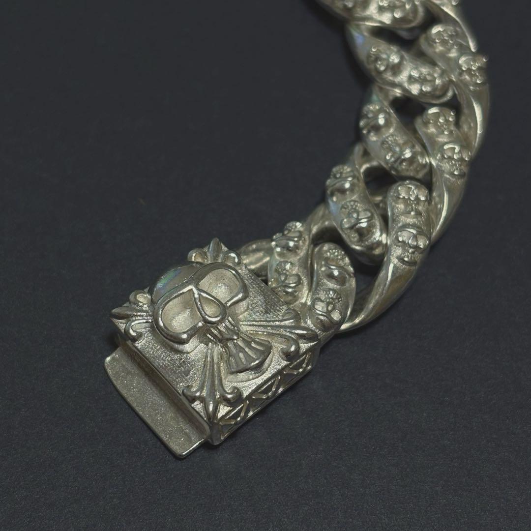 US輸入 スカルブレスレット 80sヴィンテージ メキシカン 925刻印あり