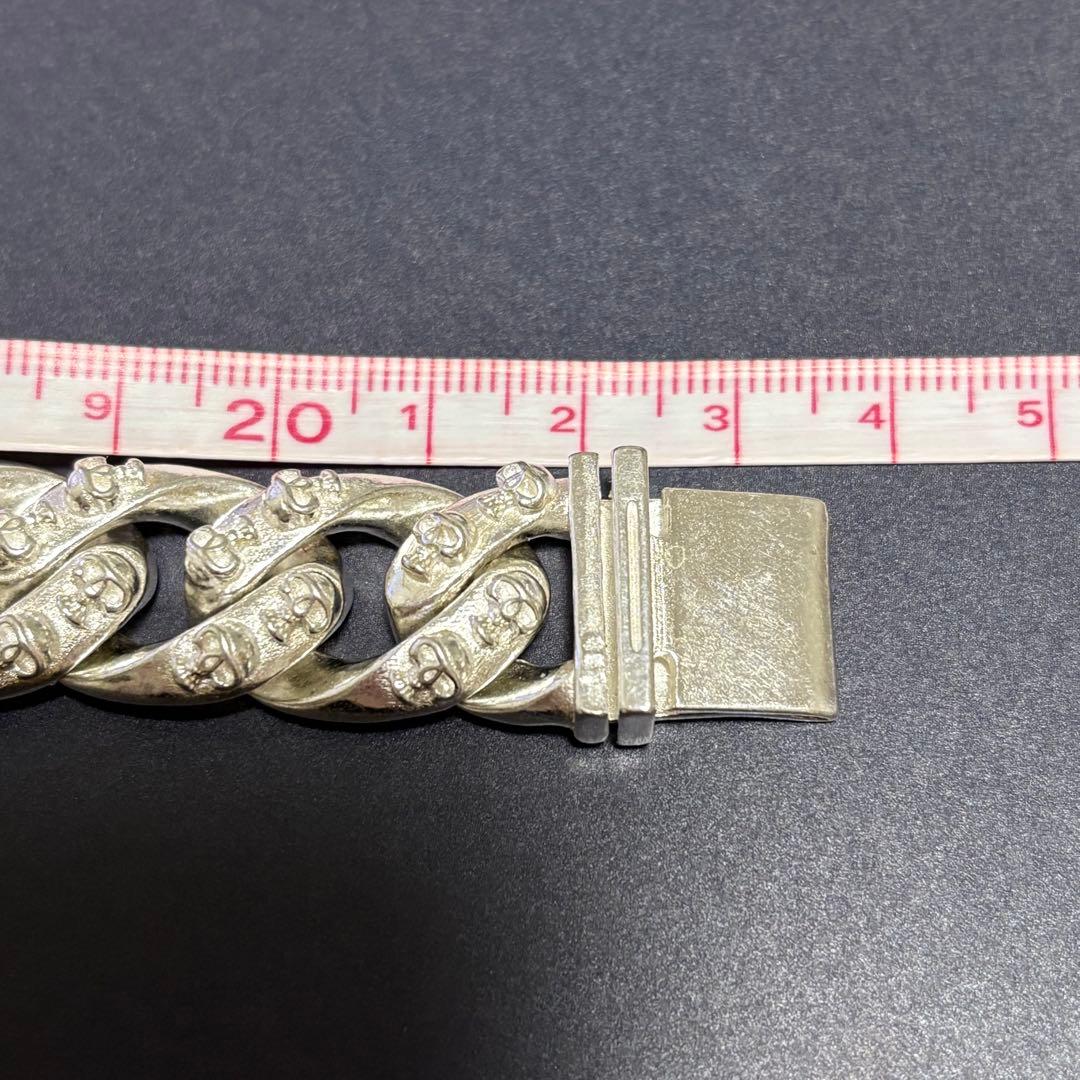 US輸入 スカルブレスレット 80sヴィンテージ メキシカン 925刻印あり