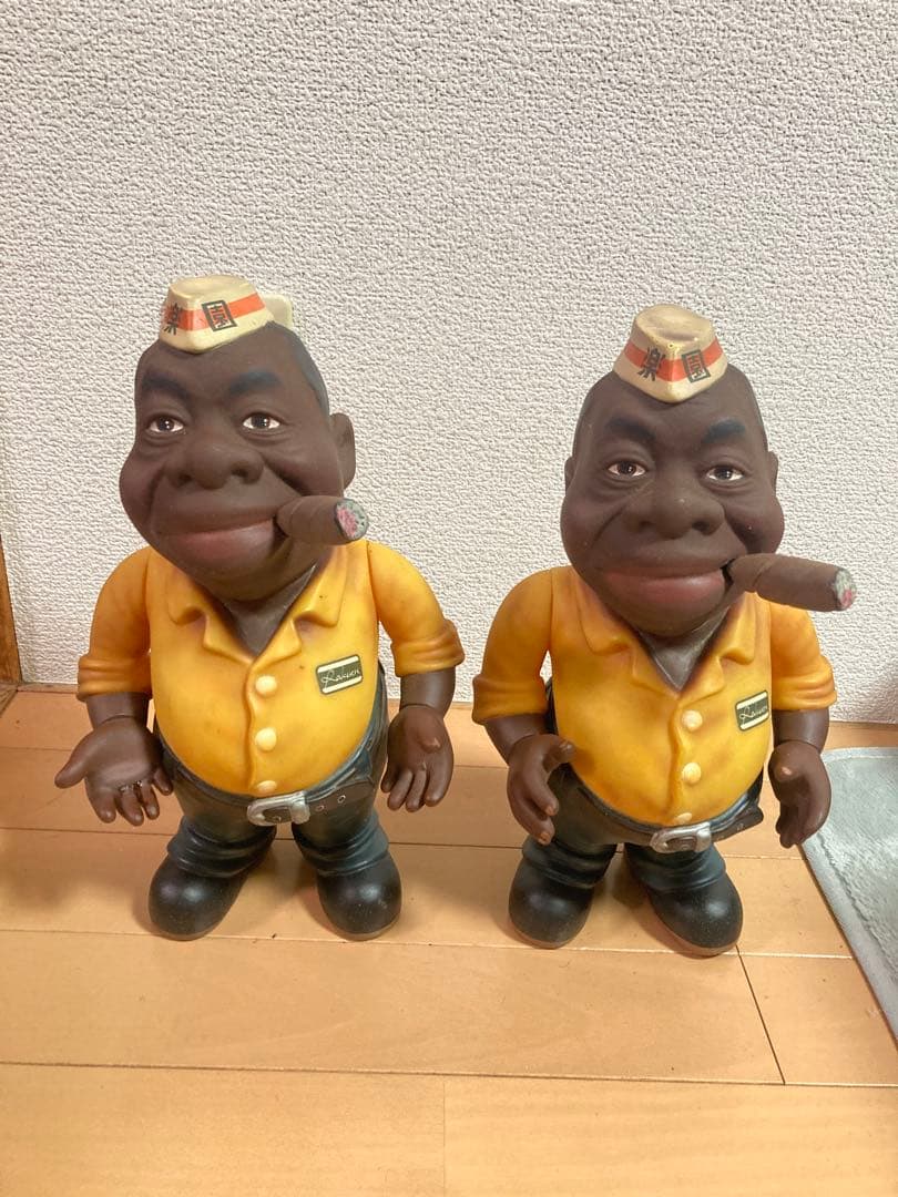 楽園 パチンコ キャラクター ソフビ レトロ フィギュア 人形 レア 非売品