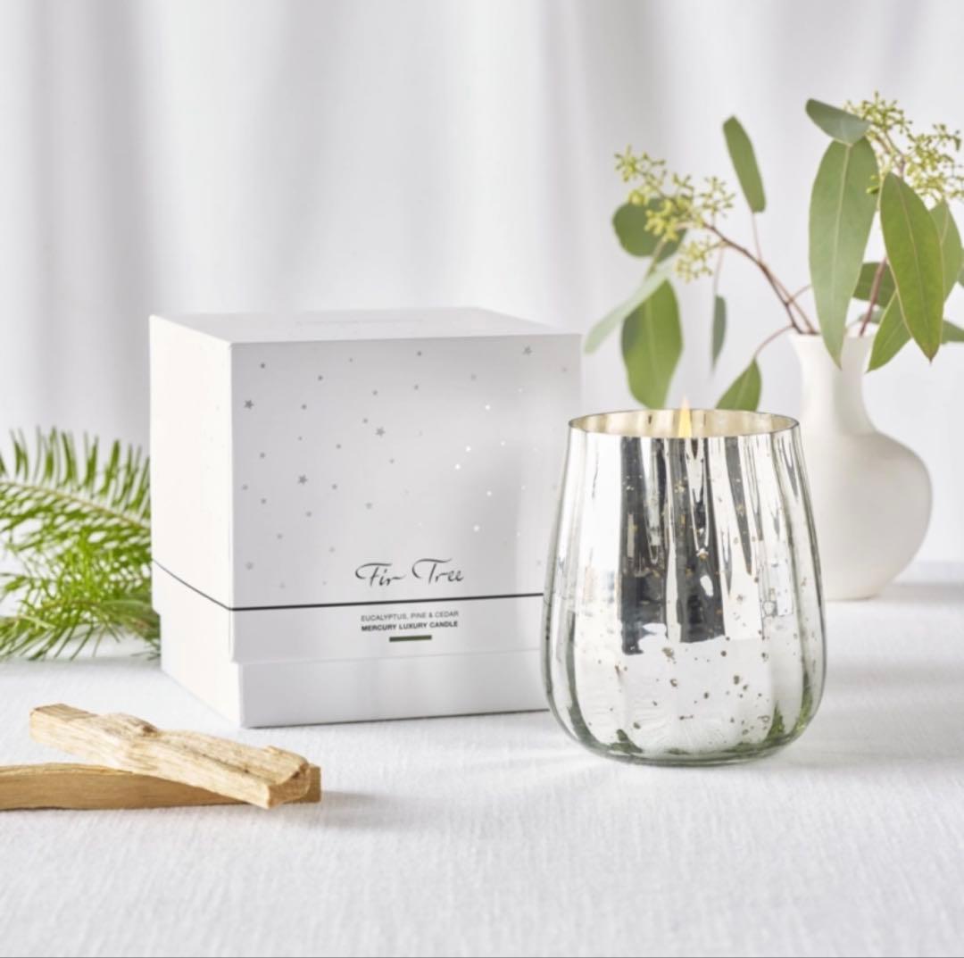 ＜新品＞海外限定 英国製 森の香り ラグジュアリーキャンドル ギフト