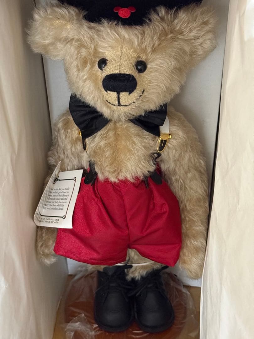 Maryse Nicole モヘア テディベア ミッキー 限定 箱入り 未使用