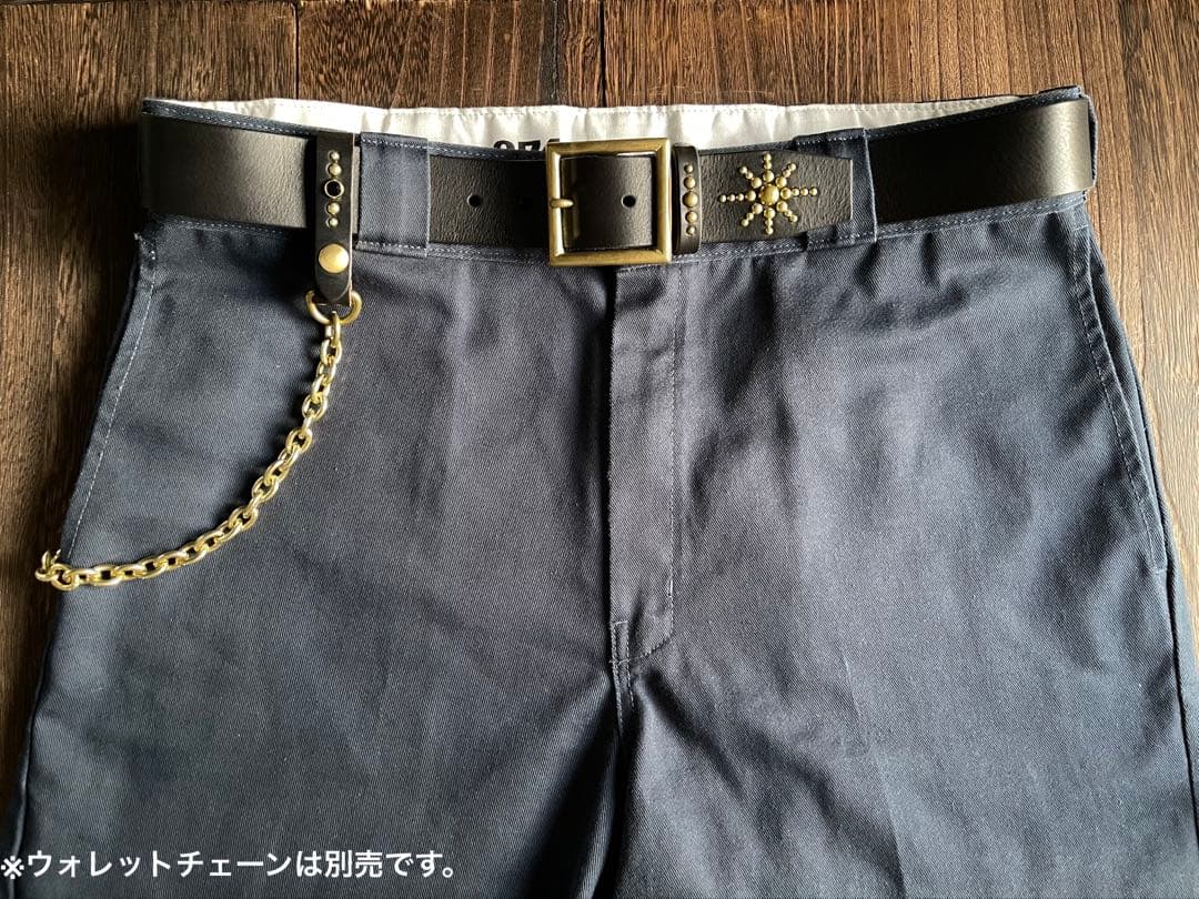 ディッキーズ874専用スタッズベルト 真鍮 ミッスーリ HTC CALEE - メルカリ