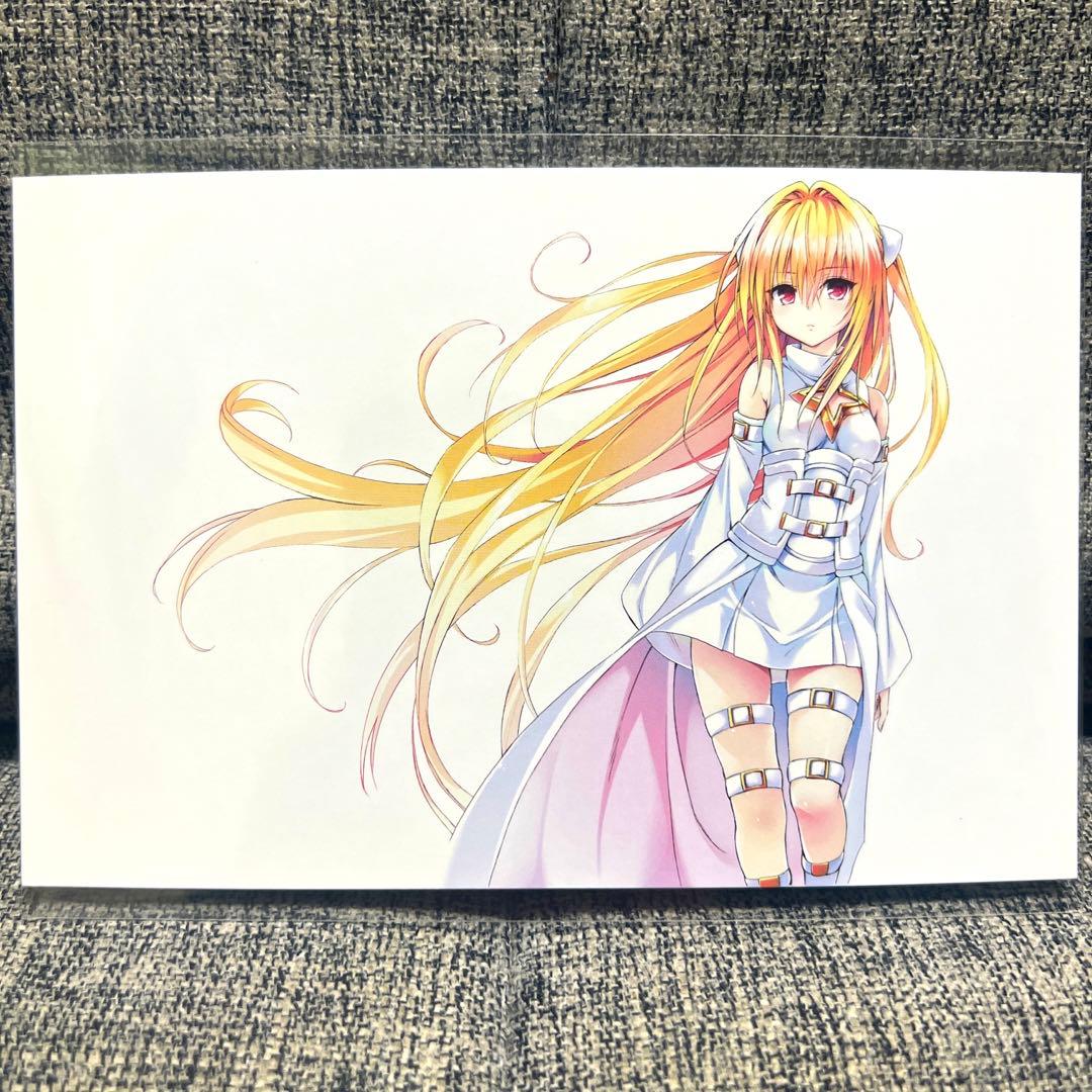 ToLOVEる 金色のヤミ ヤミちゃん 白 限定 ポストカード - メルカリ