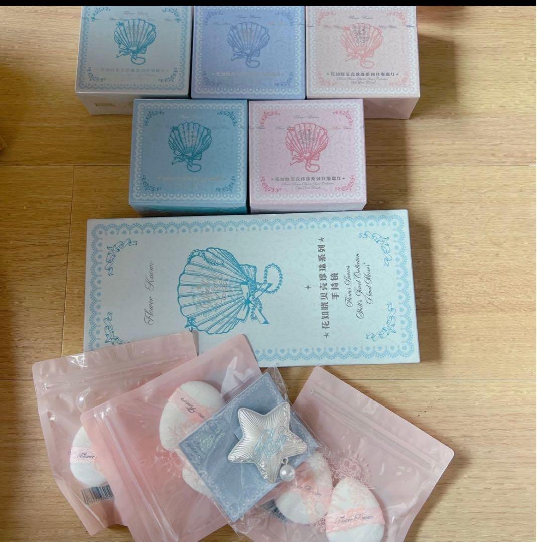 フラワーノーズ　シェルズジュエルコレクション　サテンチーク 全5種 ミラー付き