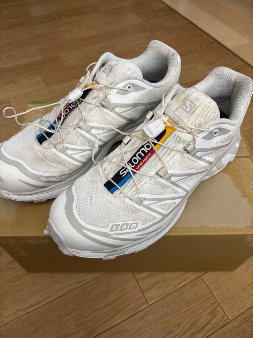 Salomon xt6ホワイト サイズ27.0