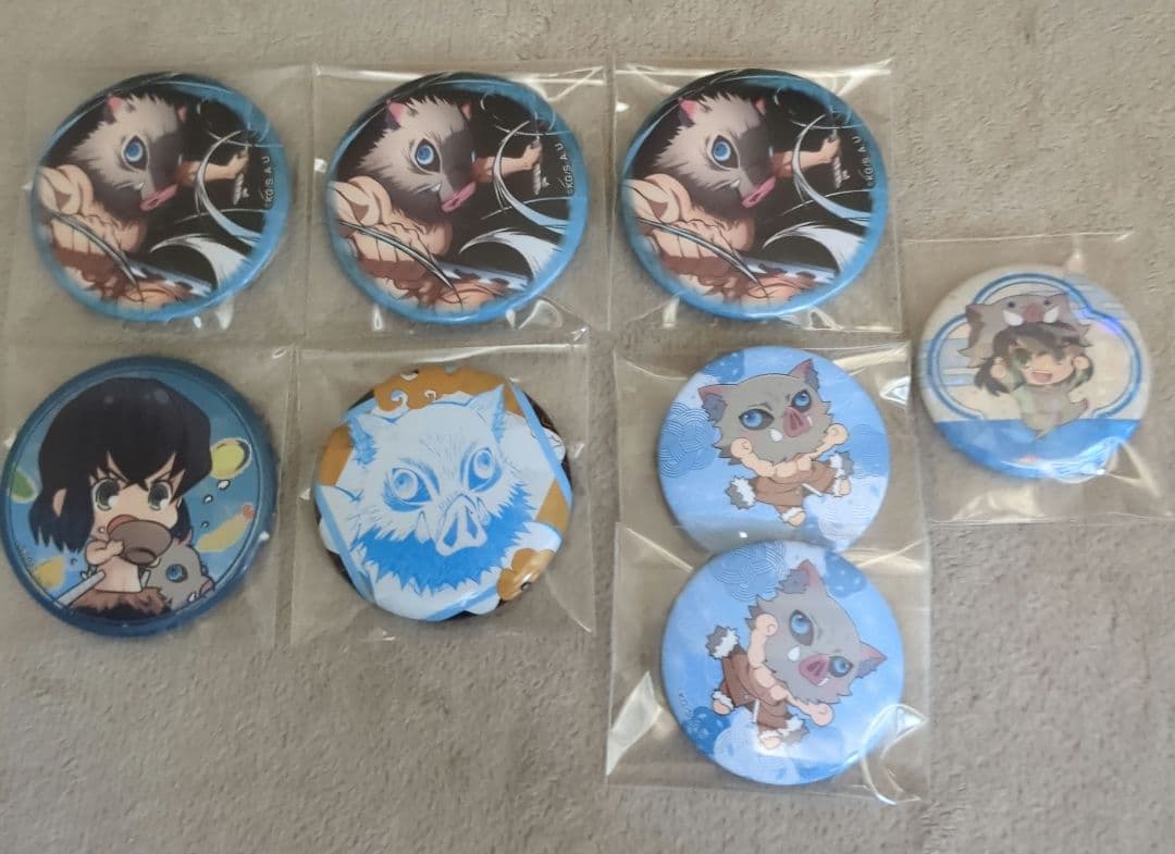 嘴平伊之助 缶バッジ - メルカリ