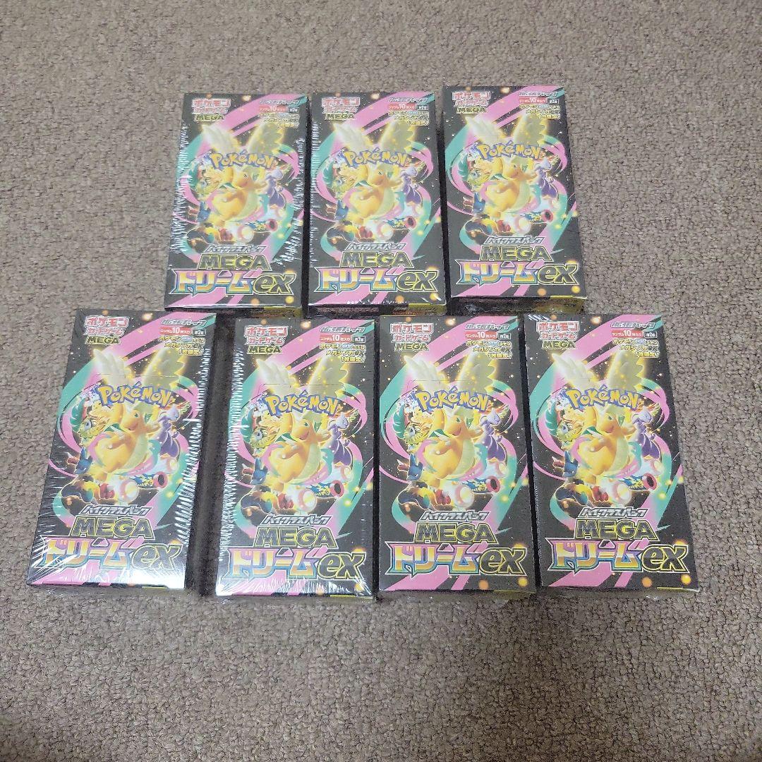 ポケモンカード　 MEGAドリームex 6BOX　シュリンク付