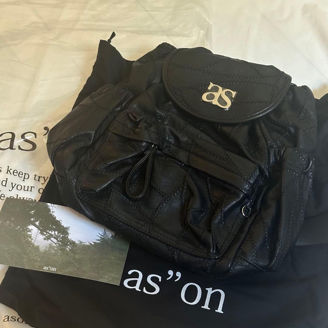 即日発送⭐︎新品　ASON アズオン レザー バックパックリュック　/b1