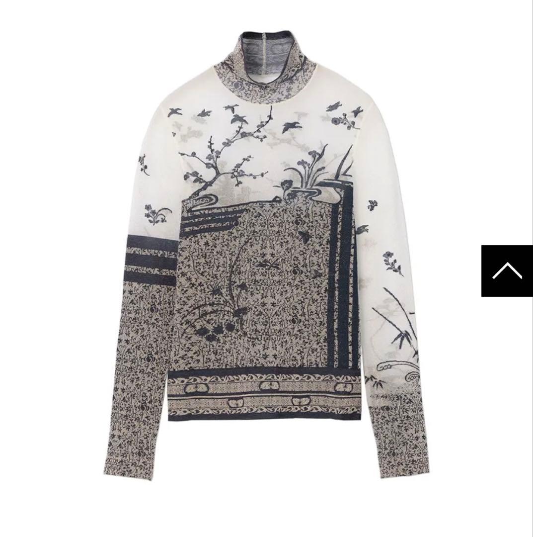 N*a様 Nature Pattern Sheer Knitted High N