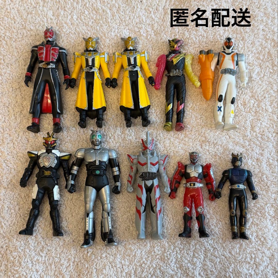 お得！大量 仮面ライダー ソフビ 10体 まとめ売り - メルカリ