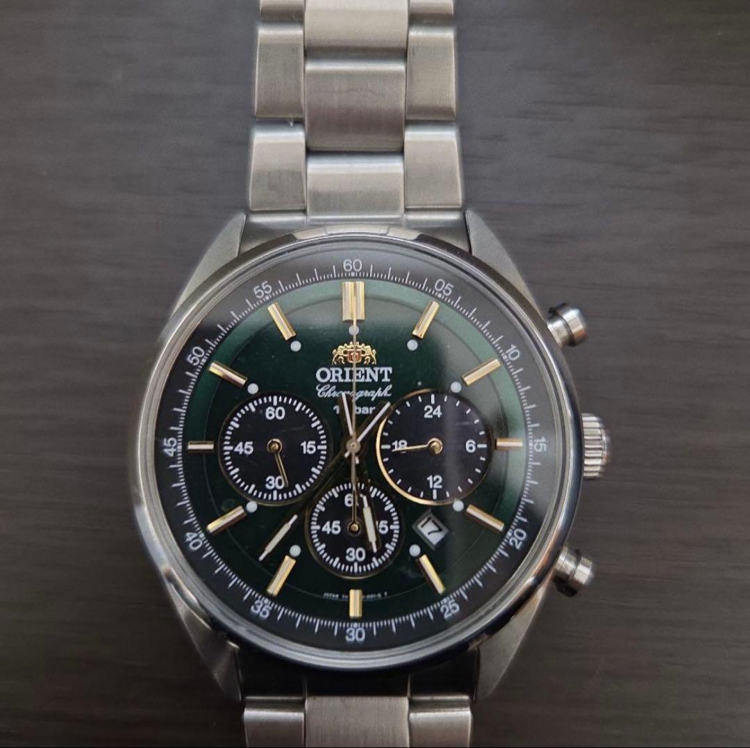 ORIENT NEO70's ネオセブンティーズ ソーラー 腕時計 グリーン