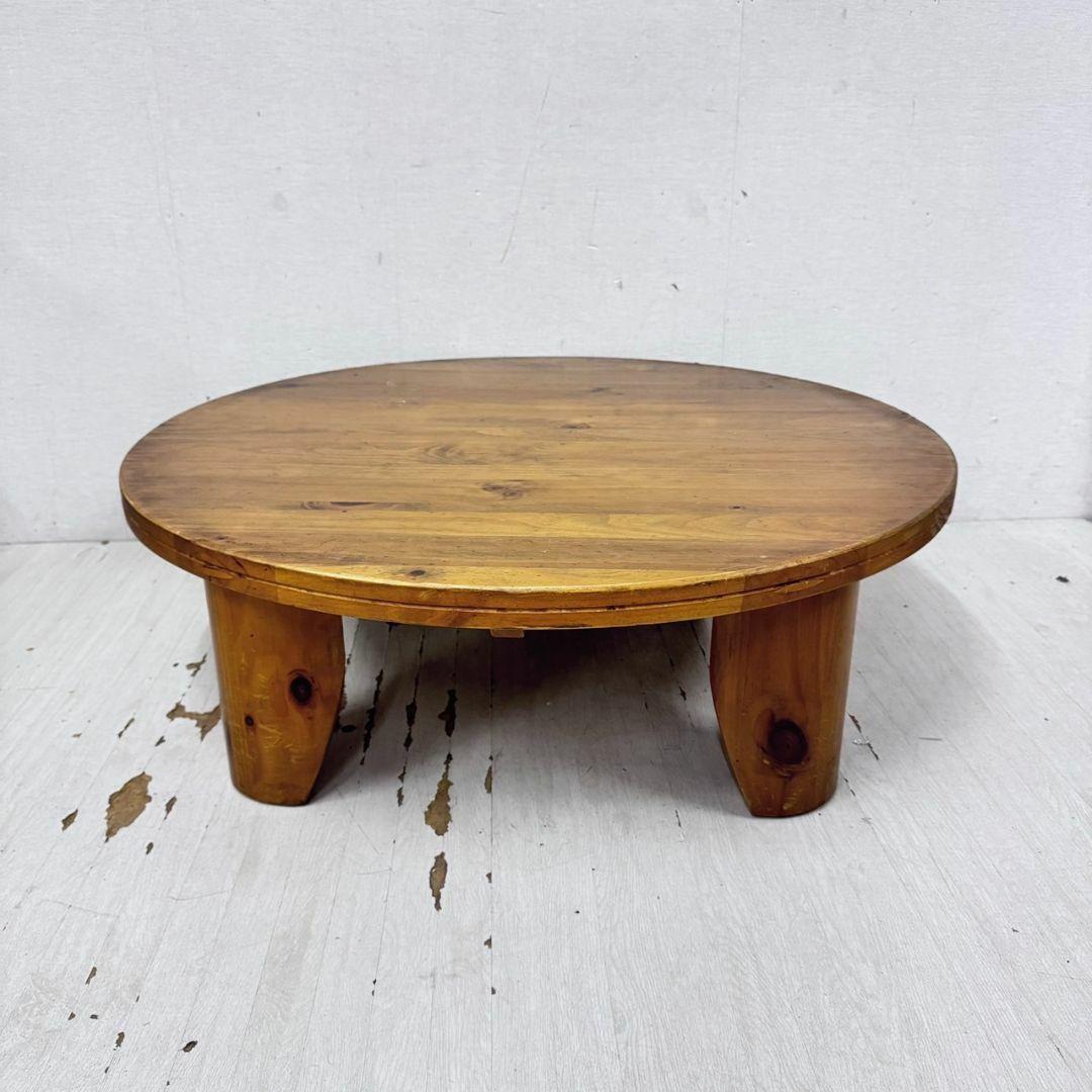 専用　24635 座卓　ちゃぶ台　円形ローテーブル　昭和 レトロ